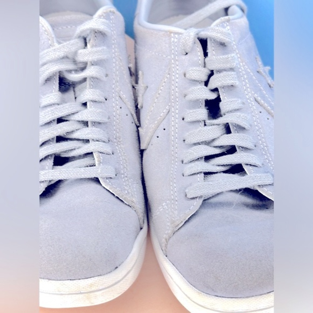 Converse Women Chuck Taylor All Star Pro Leather Low Profile Powder Gray
